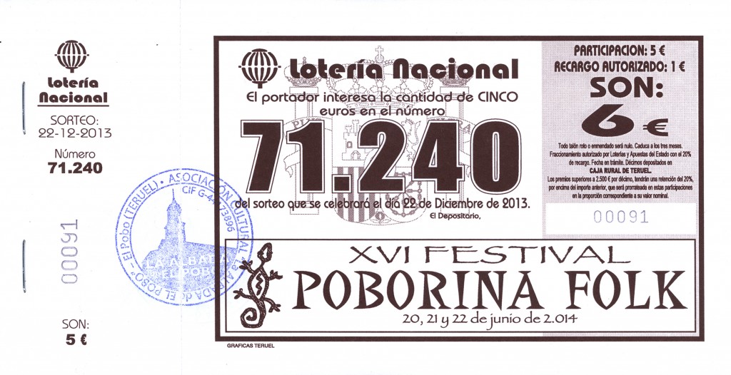 Lotería Poborina 2013